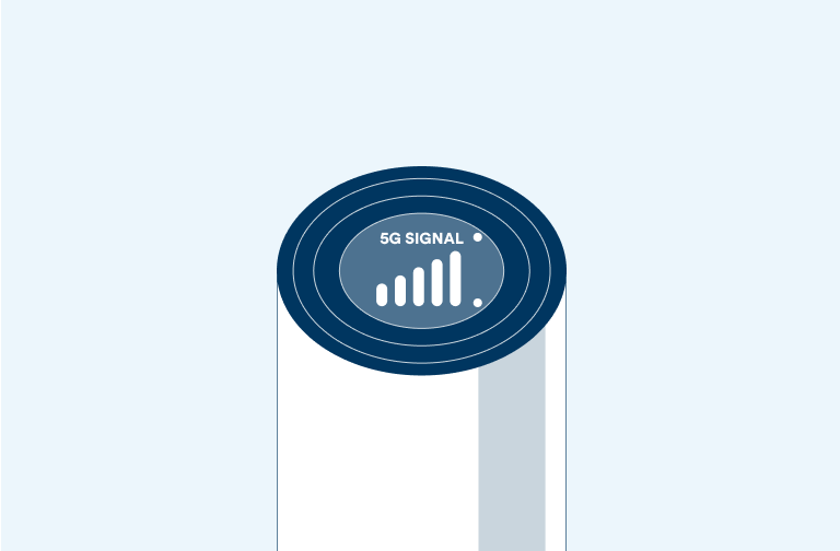Nokia FastMile 5G Modem - Getting Started 5 Illustration of a modem