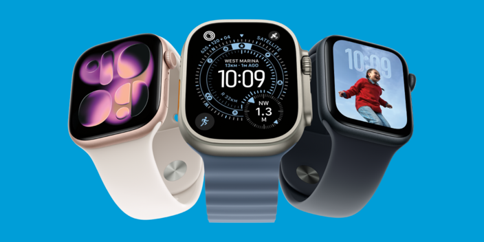 Image of the three different Apple Watches